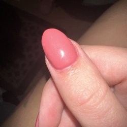 Rose Nails - Nail polish all over my finger that the nail tech got aggravated about me asking her to take off. Worst shape ever!