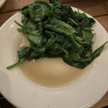 Zingerman's Roadhouse - "Redo" of spinach side - American Near Me - Ann Arbor, Michigan