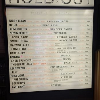 Hold Out Brewing - local brew menu - Brewpubs Near Me - Austin, Texas Hold Out Brewing - local brew menu - Brewpubs Near Me - Austin, Texas