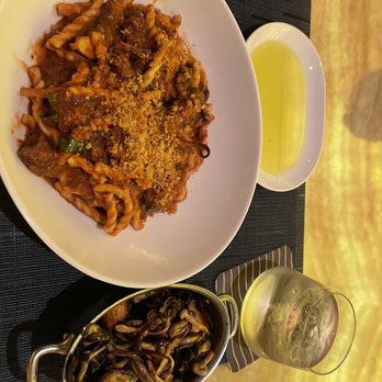 Marea - fusilli pasta with mushrooms - Italian Near Me - New York, New York Marea - fusilli pasta with mushrooms - Italian Near Me - New York, New York