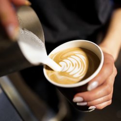 Yeti's Grind - Latte poured with love
