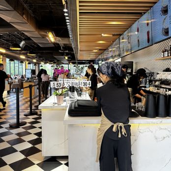 Bakerland Cafe - Overview of front desk ordering area - Cafes Near Me - Sugar Land, Texas