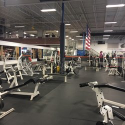 Brown's Gym - Part of the weight area