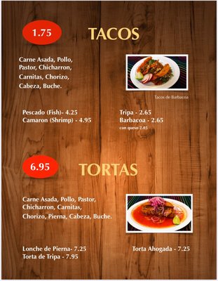 Menu photo 3 Tortas Ahogadas Chapala Rialto, CA