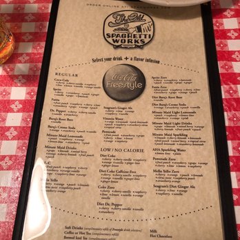 Spaghetti Works - Menu page one - Italian Near Me - Ralston, Nebraska