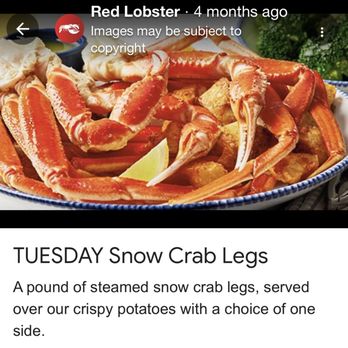 Red Lobster - Picture & description of what you get... - Seafood Near Me - Indianapolis, Indiana