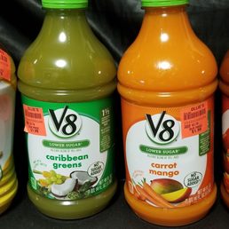 V8 juices. V8 juices.