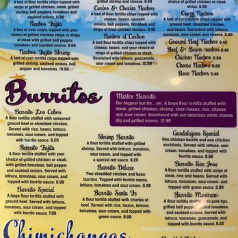 Cabos San Lucas - Menu - Mexican Near Me - Jasper, Alabama Cabos San Lucas - Menu - Mexican Near Me - Jasper, Alabama