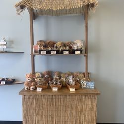 The Sweet Shack - Variety of chocolate dipped treats (Twinkies, almonds, edible cookie dough bits, etc.) and cute stuffed animals
