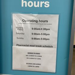 Walgreens - Updated pharmacy hours, September 2023