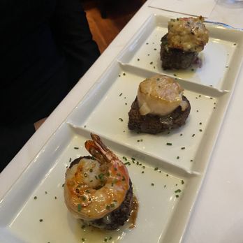 Del Frisco's Double Eagle Steakhouse - Surf and Turf trio - Steakhouses Near Me - Houston, Texas Del Frisco's Double Eagle Steakhouse - Surf and Turf trio - Steakhouses Near Me - Houston, Texas