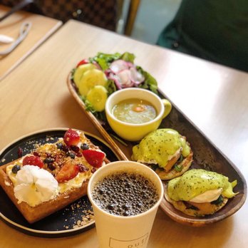 Outro - Ricotta Berry Waffle and egg benedict - Cafes Near Me - New York, New York Outro - Ricotta Berry Waffle and egg benedict - Cafes Near Me - New York, New York