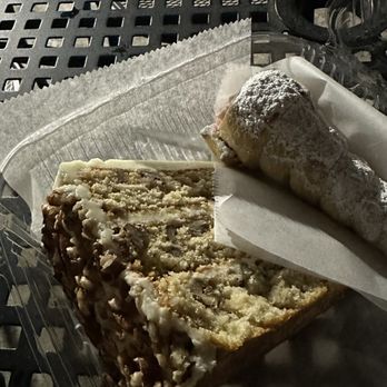 Villani's Bakery - Italian cream cake with walnuts, and strawberry cream horn - Cupcakes Near Me - Charlotte, North Carolina Villani's Bakery - Italian cream cake with walnuts, and strawberry cream horn - Cupcakes Near Me - Charlotte, North Carolina