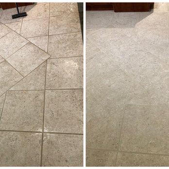 The Grout Expert - Tile floor before and after - Grout Services Near Me The Grout Expert - Tile floor before and after - Grout Services Near Me