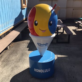 Waiola Shave Ice - Mascot and seating. - Ice Cream & Frozen Yogurt Near Me - Honolulu, Hawaii Waiola Shave Ice - Mascot and seating. - Ice Cream & Frozen Yogurt Near Me - Honolulu, Hawaii
