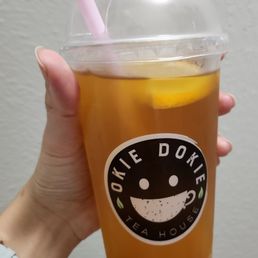 Peach green tea Peach green tea