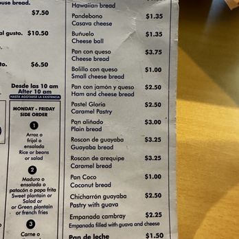 Colombian House Bakery - Menu - Colombian Near Me - Katy, Texas