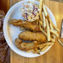 Chicken strip and fries Chicken strip and fries