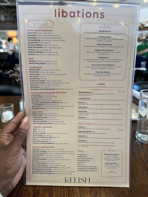 Menu photo 1 Relish Restaurant & Bar Houston, TX Menu photo 1 Relish Restaurant & Bar Houston, TX