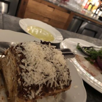I Sodi - That's their famous lasagne. I would call it an american portion!!! - Tuscan Near Me - New York, New York