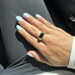 Gel builder manicure Gel builder manicure