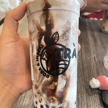 Trà Boba & Snack - Oreo Cloudy (no modification) - Bubble Tea Near Me - Riverside, California