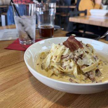 Wander In - Carbonara - Breakfast & Brunch Near Me - Manistee, Michigan