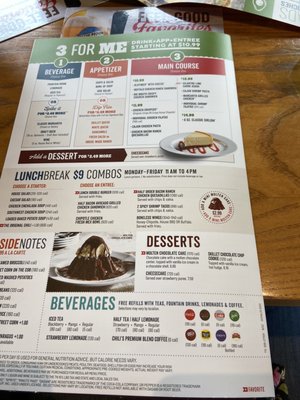 Menu photo 1 Chili's Simpsonville, SC