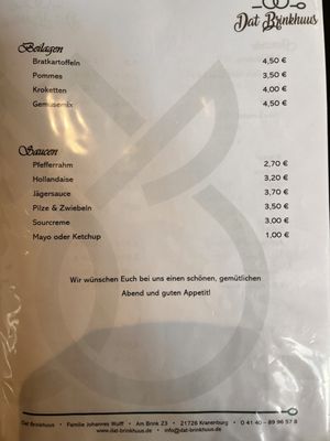 Menu photo 3 Dat Brinkhuus Kranenburg, NI