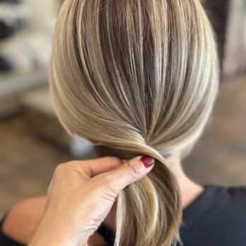 Lush Sculpting Lounge - Who says short hair can't be pulled up! - Hair Extensions Near Me - Redondo Beach, California Lush Sculpting Lounge - Who says short hair can't be pulled up! - Hair Extensions Near Me - Redondo Beach, California