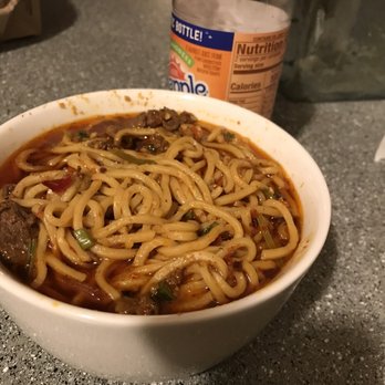 The Dumpling Lady - Nei Jian Beef noodle is a huge serving! Worth $9.50 - Szechuan Near Me - Charlotte, North Carolina The Dumpling Lady - Nei Jian Beef noodle is a huge serving! Worth $9.50 - Szechuan Near Me - Charlotte, North Carolina