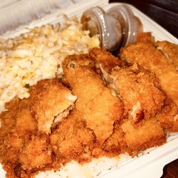 The Loft - Chicken Katsu Cutlet Plate ..thick pieces , excellent!!
