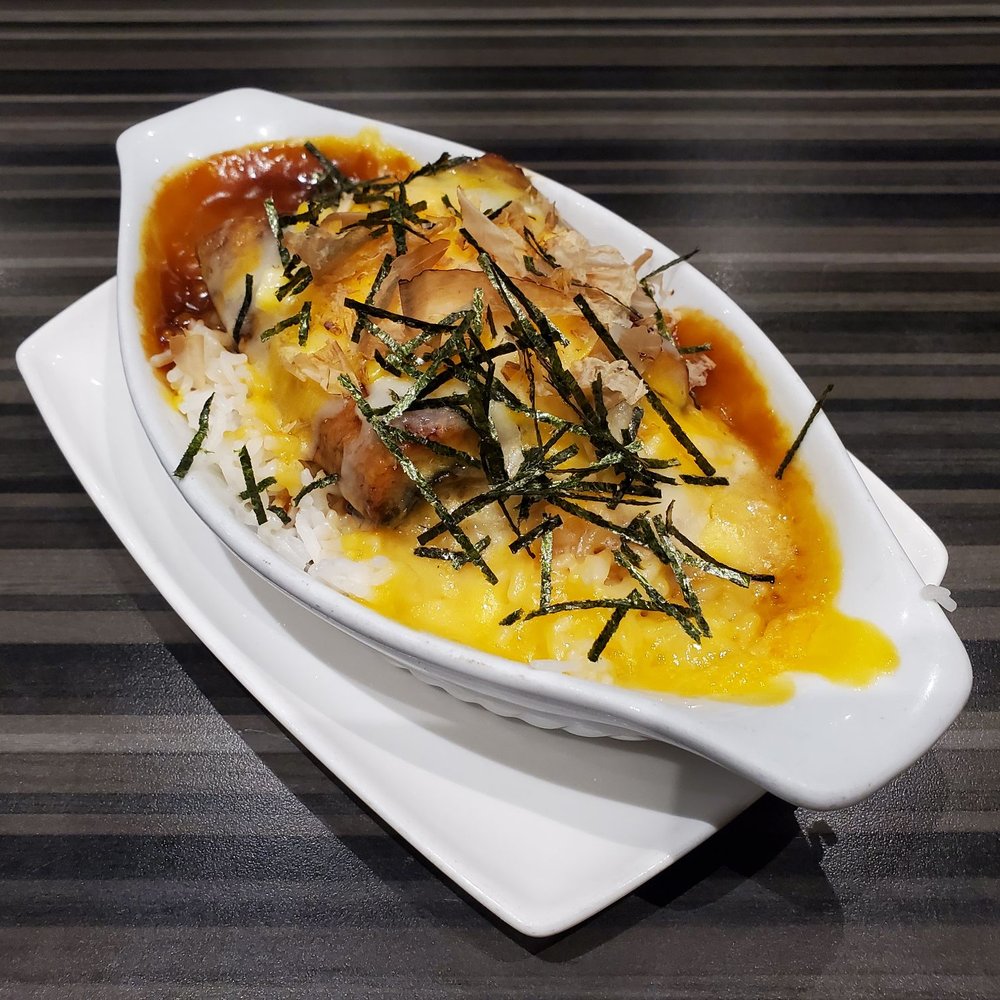 Sugar Marmalade - EN3 Cheesy Baked Eel on Rice - $13.99 - Desserts Near Me - Toronto, Ontario Sugar Marmalade - EN3 Cheesy Baked Eel on Rice - $13.99 - Desserts Near Me - Toronto, Ontario