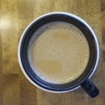 Brandy's Cafe - Having a nice, warm (and huge!) cup of chai on a beautiful Sunday morning in advance of predicted snow flurries. - Breakfast & Brunch Near Me - Flagstaff, Arizona
