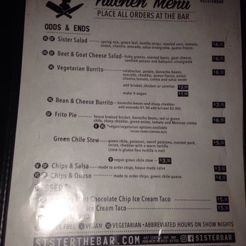 Sister - Late night munchies - Bars Near Me - Albuquerque, New Mexico Sister - Late night munchies - Bars Near Me - Albuquerque, New Mexico