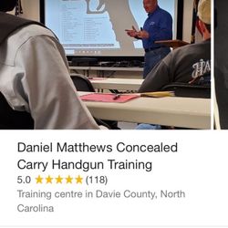 Daniel Matthews Concealed Carry Handgun Training