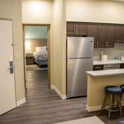 Navy Lodge Whidbey Island - Family Suite Kitchen Bedroom View