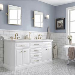 Bud's Warehouse - This quartz top vanity was listed for $700 at Bud's ($2,500 at Lowes) and a clawfoot tub was $200. PLUS members get an additional 20% off!