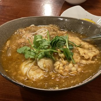 Burma Burma - Moh Hin Gha (Pureed Catfish Chowder) - Burmese Near Me - Dublin, California