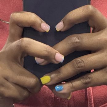 Oh Nails - My nails two weeks ago. They grew out a little bit and I just wanted them filled and green. - Nail Salons Near Me - Laurel, Maryland