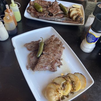El Asadero - Flank steak and grilled potatoes - Steakhouses Near Me - Tulum, ROO El Asadero - Flank steak and grilled potatoes - Steakhouses Near Me - Tulum, ROO