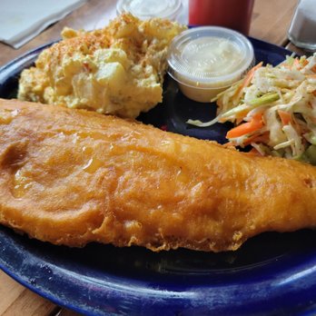Mitchell's Tavern - Everyday fish fry with French fries, potato salad and Cole slaw. - Bars Near Me - Tonawanda, New York