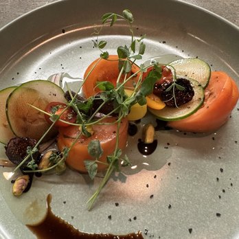 Salt New American Table - Heirloom tomato salad - New American Near Me - McAllen, Texas