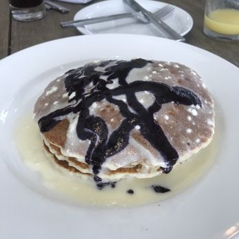 Lighthouse - Lemon Blueberry Ricotta Pancakes- they look sweet but they aren't. They were great and hot! - Breakfast & Brunch Near Me - Newport Beach, California Lighthouse - Lemon Blueberry Ricotta Pancakes- they look sweet but they aren't. They were great and hot! - Breakfast & Brunch Near Me - Newport Beach, California