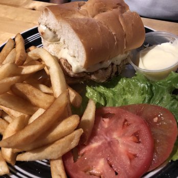 Clancy's Irish Pub - Grilled Chicken breast sandwich with side fries - American Near Me - Ballwin, Missouri