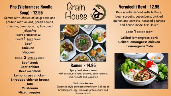 Menu photo 3 Grain House Seattle, WA Menu photo 3 Grain House Seattle, WA