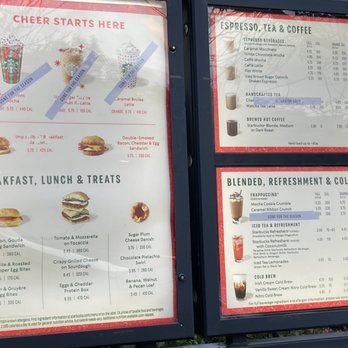 Starbucks - 4JAN23 - shows which menu items are "gone for the season" - Coffee & Tea Near Me - Poway, California