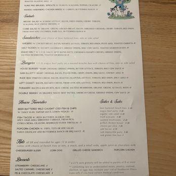 Holy Cow - Menu September 2026 - New American Near Me - Nampa, Idaho