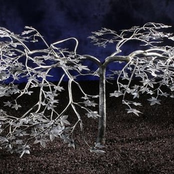 Northern Crescent Iron - Japanese maple tree sculpture 3' tall x 6' wide - Metal Fabricators Near Me - Flat Rock, North Carolina