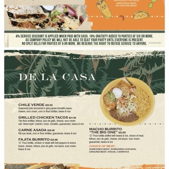 Acapulco - Menu - Mexican Near Me - Waipahu, Hawaii